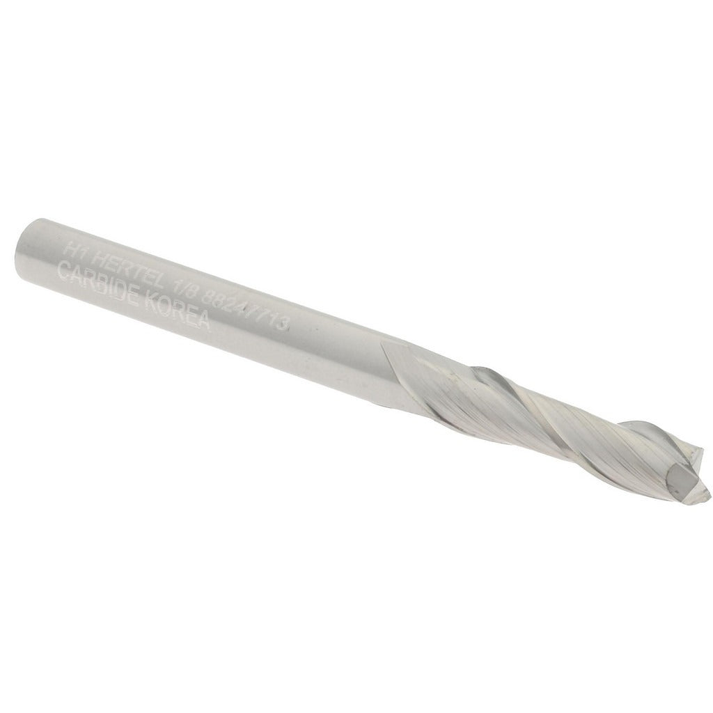 HERTEL Hertel 12467360 Square End Mill 1/8 in 2 Flute Carbide