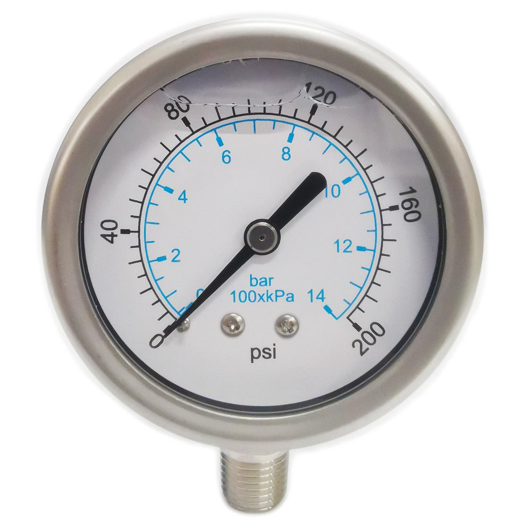 VALUE COLLECTION Value Collection 116AL25200 Pressure Gauge 200 Psi