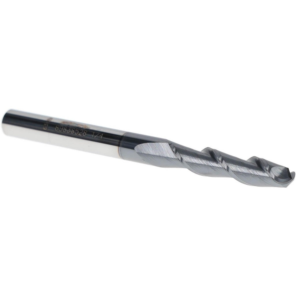 ACCUPRO Accupro 12184219 Ball End Mill 0.25in 2 Flute Solid Carbide Altin