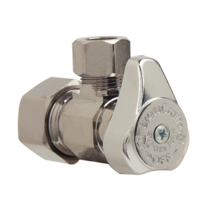 BrassCraft G2CR19X C Angle Stop Valve, 1/2 x 3/8, Compression x Compression