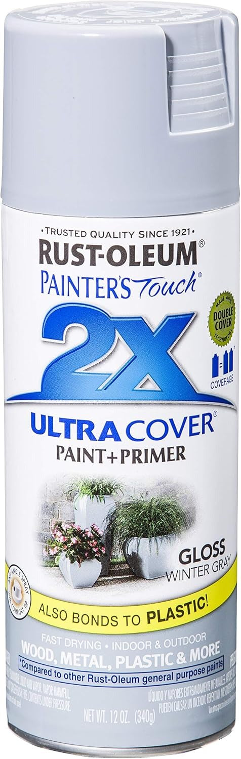 RUST-OLEUM Rust-Oleum 334049 Painter's Touch 2X Ultra Cover Spray Paint 12 oz (Any-Angle) 249089