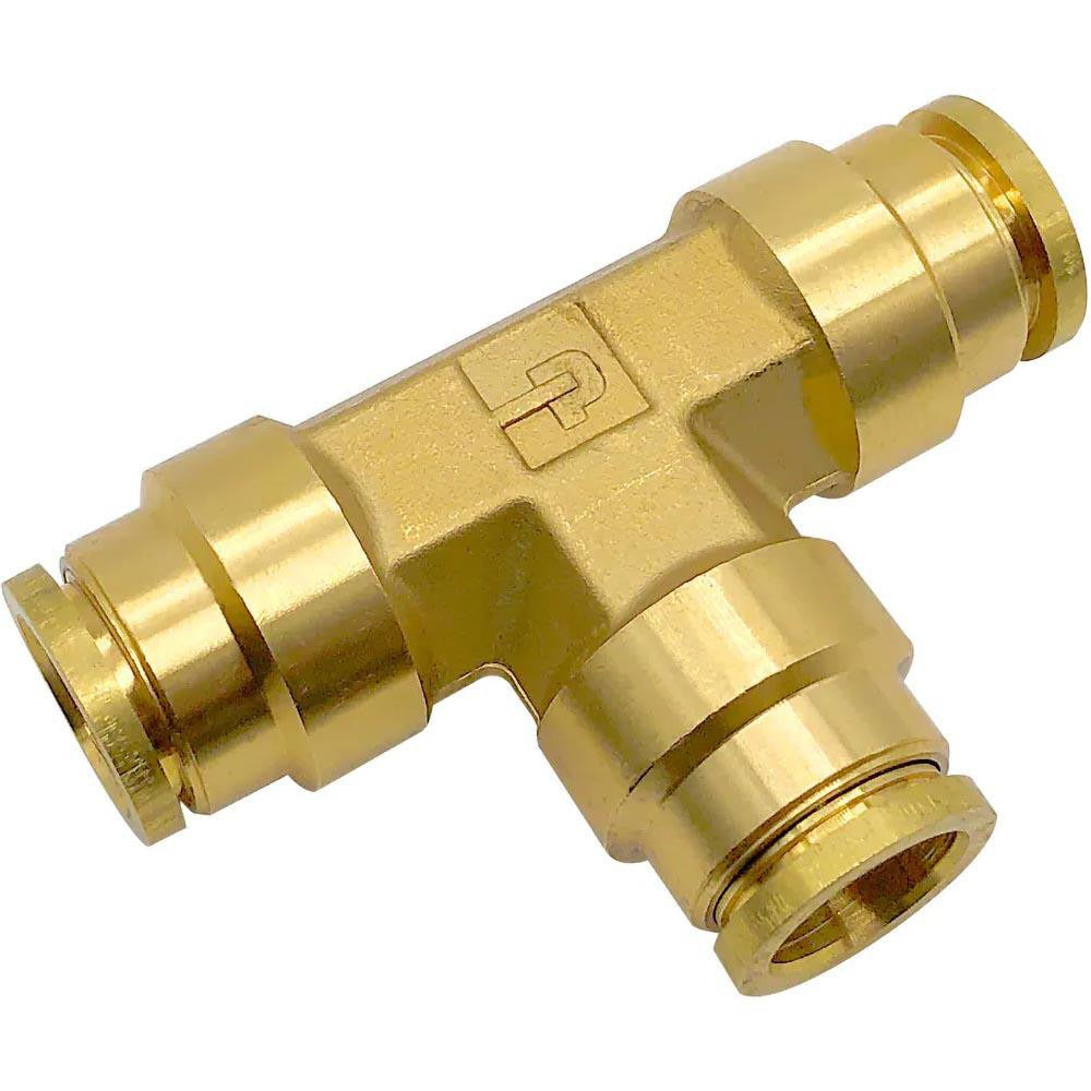 PARKER Parker 164PTC-5/32 Union Tee Fitting 5/32 Inch Od Brass