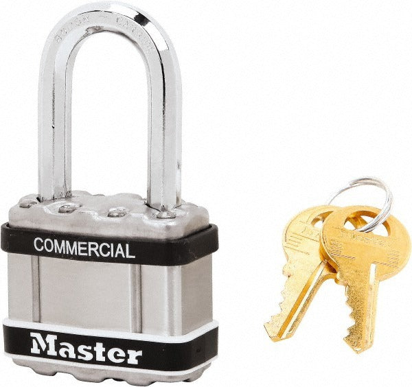 MASTER LOCK Master Lock M1KALFSTS Laminated Steel Padlock Keyed Alike