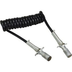 MIDLAND INDUSTRIES Midland Industries 39753 6-way Coiled Cable 14 Awg 8 Ft