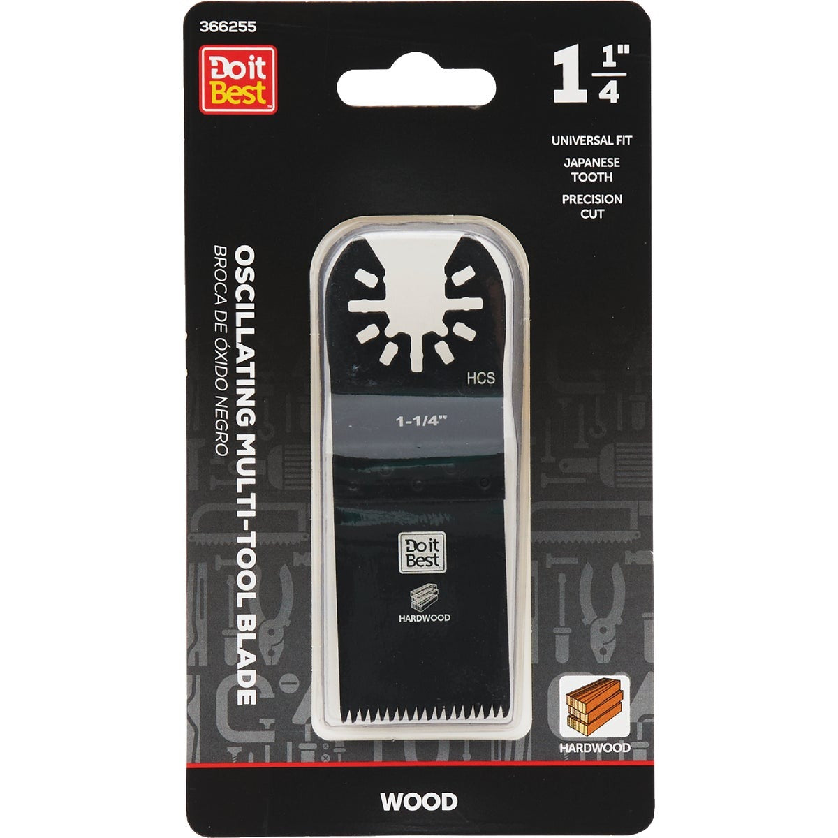 BSC PREFERRED Bsc Preferred QJDIB-OS-005 Oscillating Blade 1-1/4 in Hcs