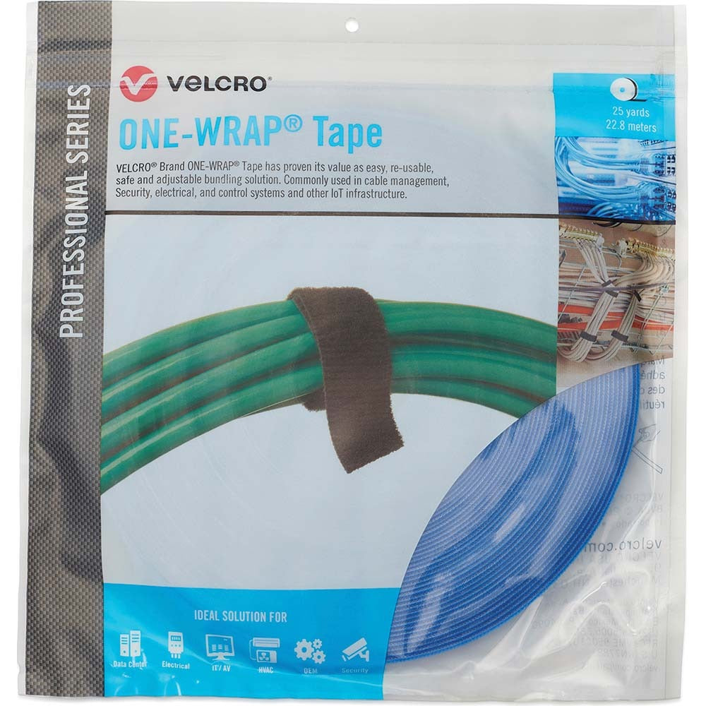 VELCRO BRAND Velcro Brand 31068 Reusable Cable Tie 75 Ft Blue