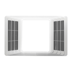 Broan-NuTone 655 Bath Fan and Light with Heater, 70 CFM 4.0 Sones, White