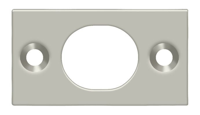 DELTANA Deltana SP6FBU15 Strike Plate Flush Bolt Satin Nickel