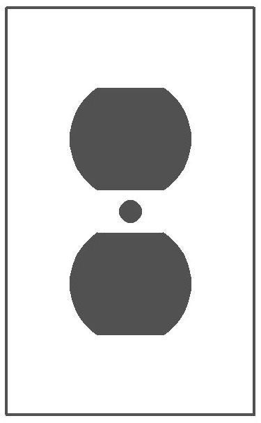 MULBERRY METAL PRODUCTS Mulberry Metal Products 86822 Deep Wallplate 1-Gang 3/8 in D