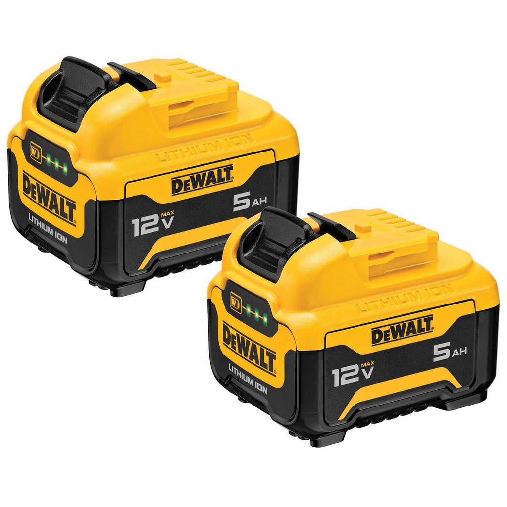 DEWALT Dewalt DCB126-2 12V Max 5.0 Ah Lithium-ion Battery 2-pack