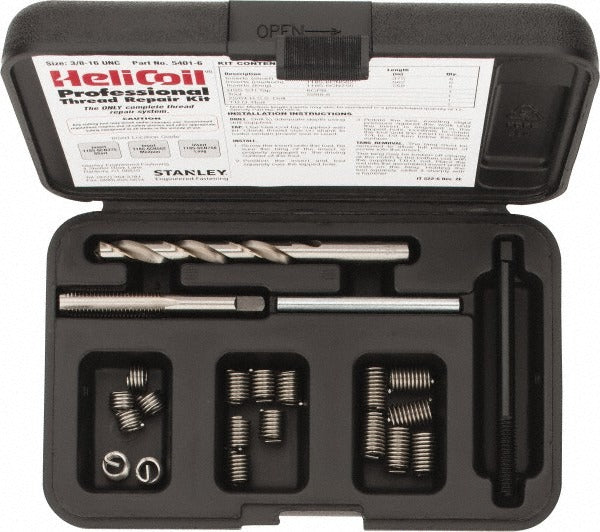 HELI-COIL Heli-coil 5401-6 Thread Repair Kit 3/8-16 Unc 18 Inserts