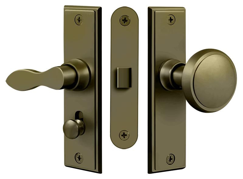 DELTANA Deltana SDML334U5 Storm Door Mortise Latch Antique Brass