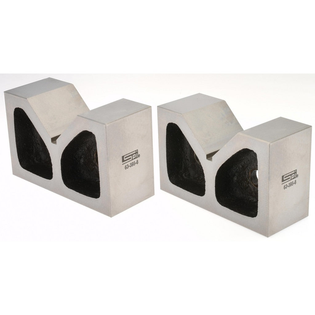 SPIROTHERM Spi 63-395-8 V-block Matched Pair 2-7/16 Inch Cast Iron