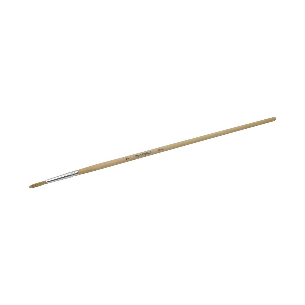 PRO-SOURCE Pro-source AUB03-2 Artist Paint Brush Size 2 Boar Pig