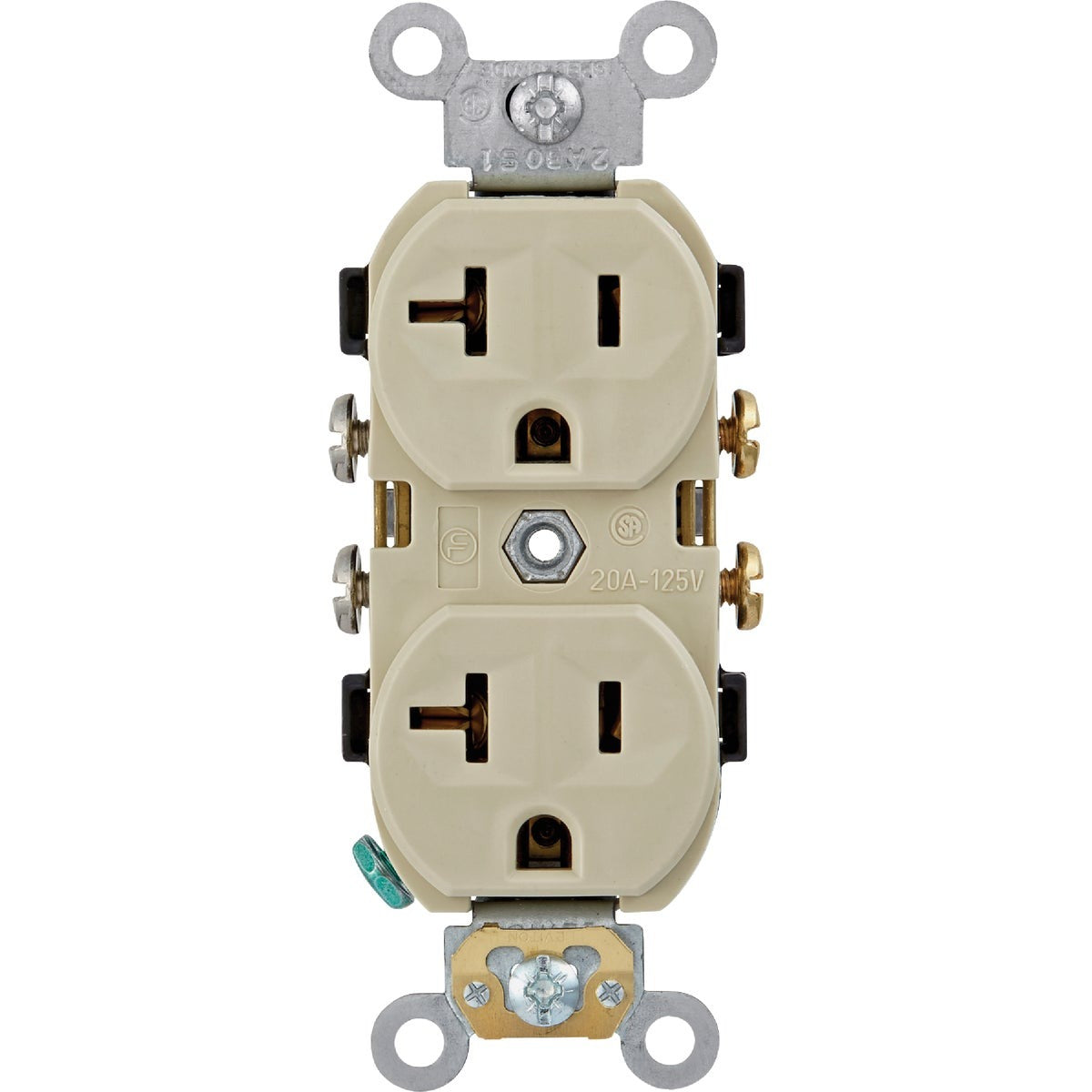 LEVITON Leviton R51-CBR20-00I 20A Duplex Outlet Commercial