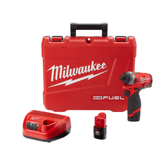 Milwaukee 255322 M12 FUEL 1/4 Hex Impact Driver Kit