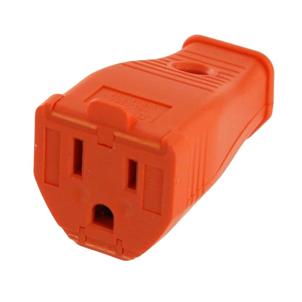 LEVITON Leviton 3W102-0OR Grounding Cord Outlet 15A (1 Pack) 003-3W102-0OR