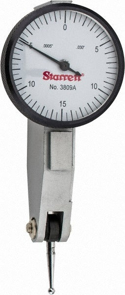 STARRETT Starrett 12305 Dial Test Indicator 0.03 in Horizontal