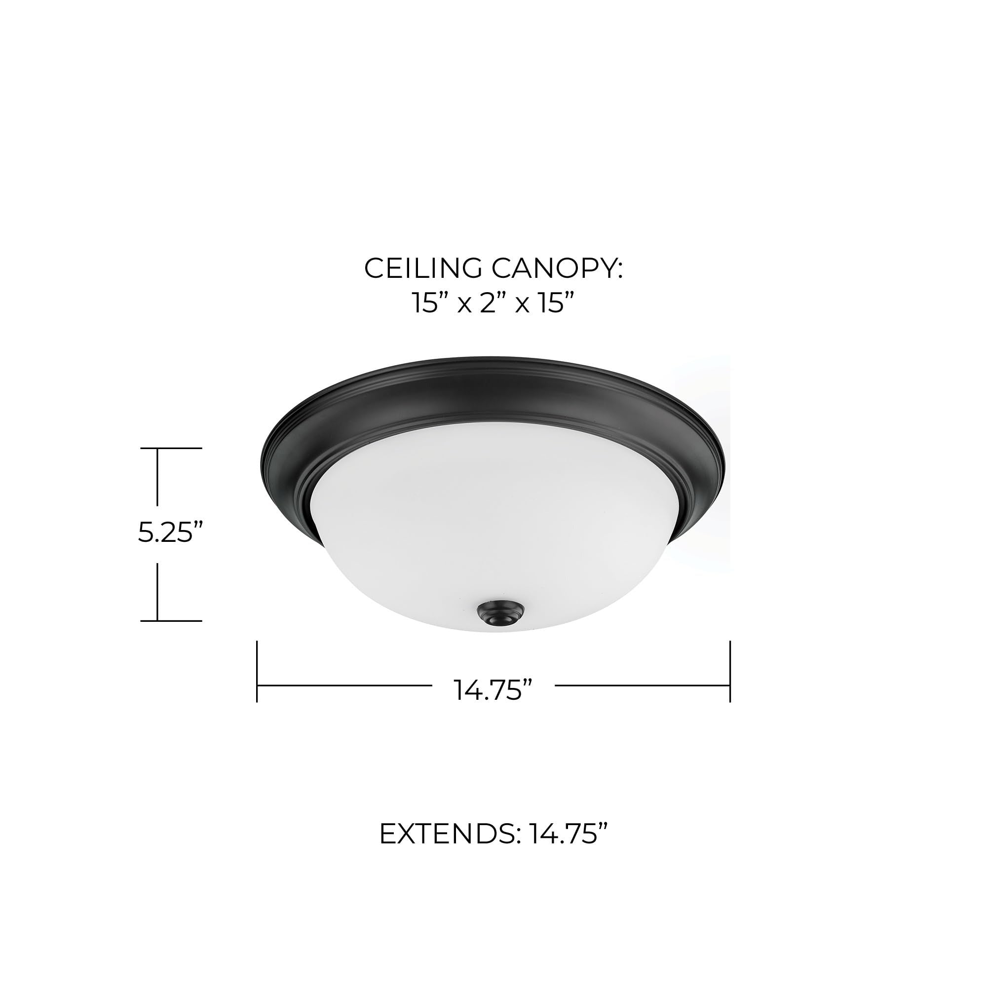 CAPITAL LIGHTING Capital Lighting 214731MB Bates Flush Mount Ceiling Light