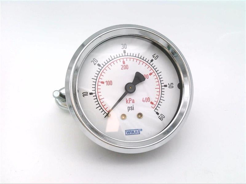 WIKA Wika 9311909 Hydraulic Gauge 2-1/2 in Face Diameter (Center Back Mount)