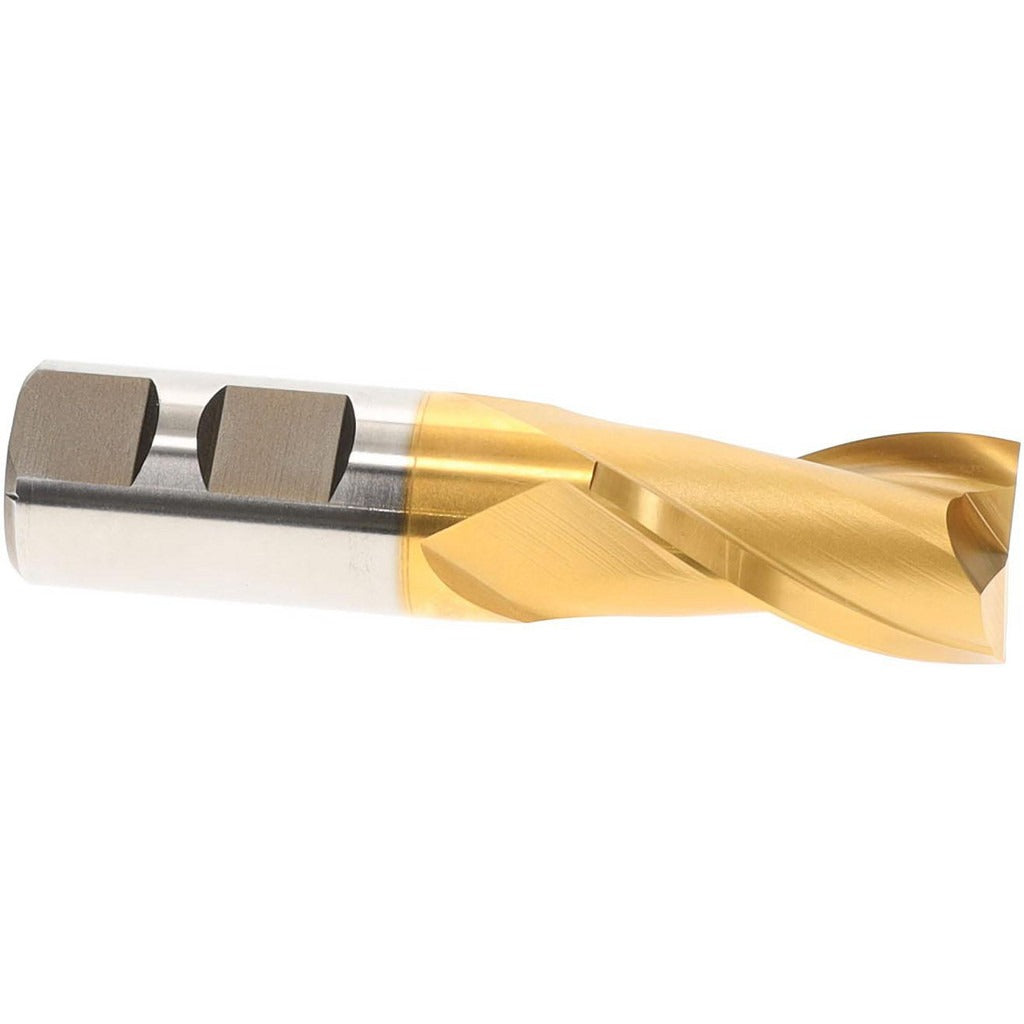 HERTEL Hertel E8030056 Square End Mill 7/8 in 2 Flute Hss Tin
