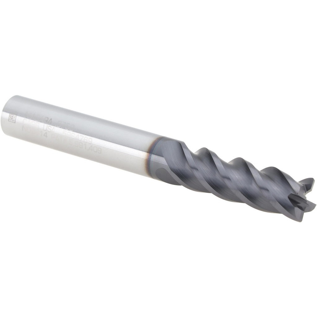 SECO TOOLS Seco 03084156 Corner Radius End Mill 3/8 in 4 Flute Altin