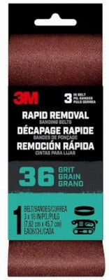 3M 3M BELT3X181PK36 Sanding Belt 3x18 Inch 36 Grit