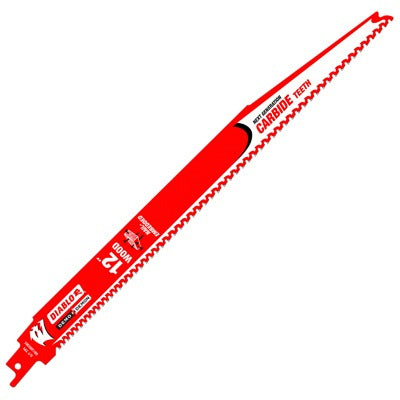 DIABLO Freud DS1206CWS 12 in 6T Carbide Recip Blade 5 Pack