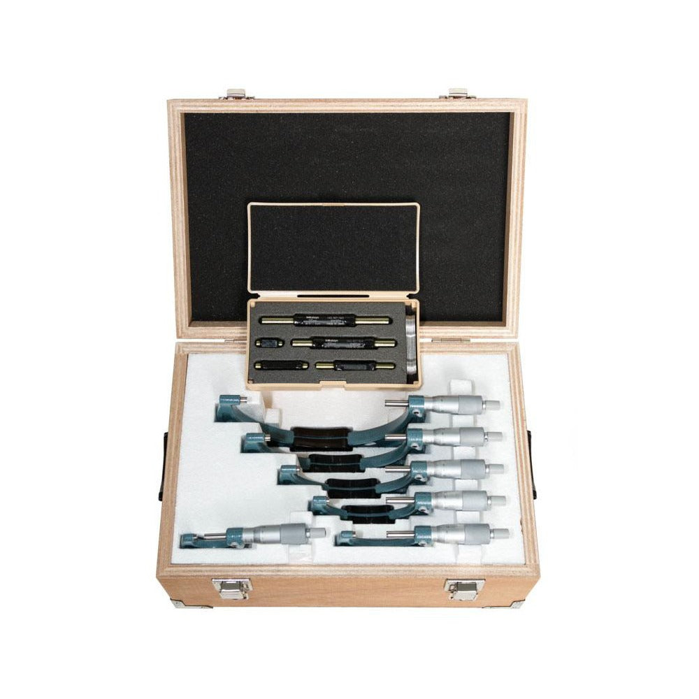 MITUTOYO Mitutoyo 103-915-10 Outside Micrometer Set 6 Pc