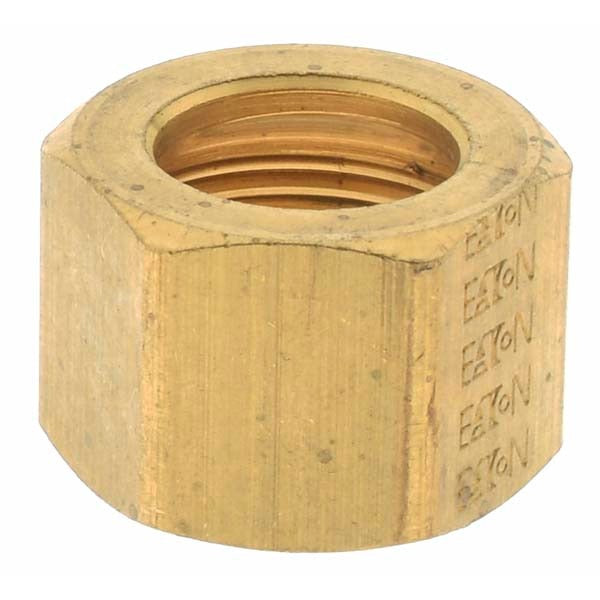EATON Eaton 11043 Brass Compression Tube Nut 7/16 in Od 25-pack
