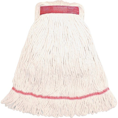 GENUINE JOE Genuine Joe GJOLWH1B Large White Looped End Wet Mop Head