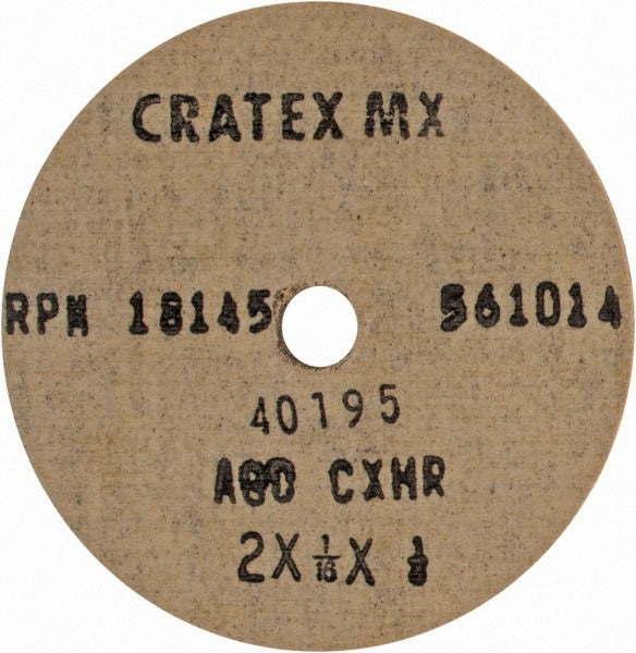 CRATEX Cratex 40195 Surface Grinding Wheel 80 Grit Type 1