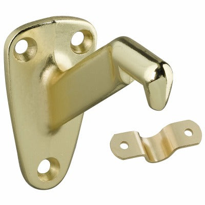 NATIONAL HARDWARE National Mfg N830-116 Handrail Bracket Bright Brass 250 Lb
