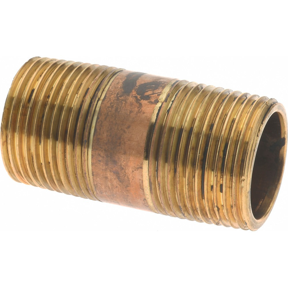 MERIT BRASS Merit Brass 2012-200BSPT Brass Pipe Nipple 3/4 in Bspt