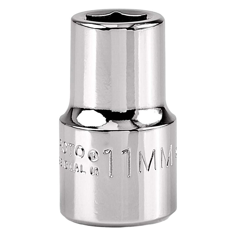 PROTO Proto J5411MH 1/2 Drive 6-point Hand Socket 11 Mm