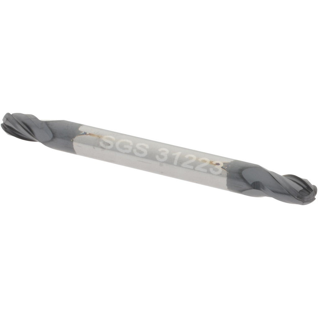 KYOCERA SGS PRECISION TOOLS Sgs 31223 Ball End Mill 7/64 in 4 Flute Solid Carbide Altin