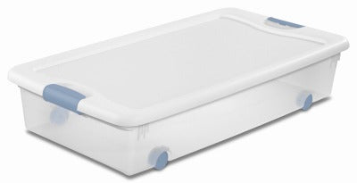 STERILITE Sterilite 14988004 Wheeled Latching Box 56 Qt