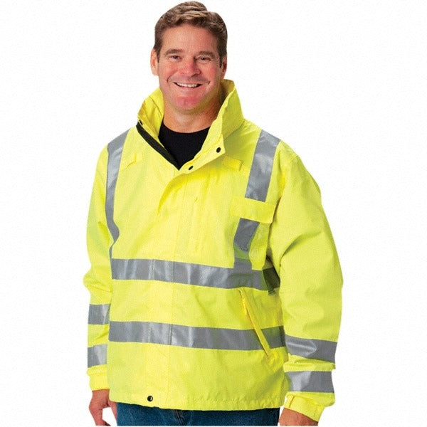 PIP Pip 353-2000-LY/XL Hi-vis Rain Jacket Xl Yellow