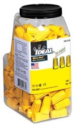 IDEAL INDUSTRIES Ideal 30-074J Twist-on Wire Connector Yellow 600V 175-pack