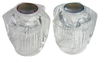 LASCO Larsen Supply Co. 771760 Clear Lav Tub Shower Handle Pair