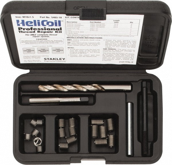 HELI-COIL Heli-coil 5403-10 Thread Repair Kit M10x1.5 18 Inserts