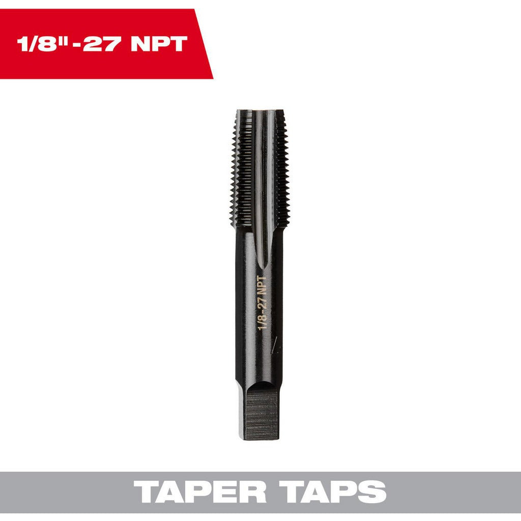 MILWAUKEE Milwaukee Tool 49-57-5189 Straight Flute Tap 1/8-27 Npt