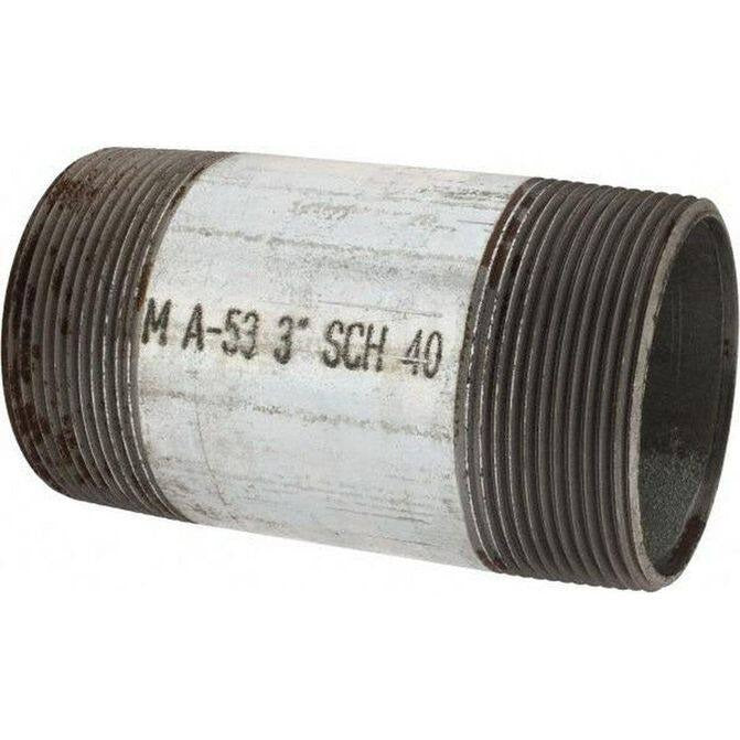 VALUE COLLECTION Value Collection NG11060 Galvanized Pipe Nipple (3 in x 6 in, Schedule 40)