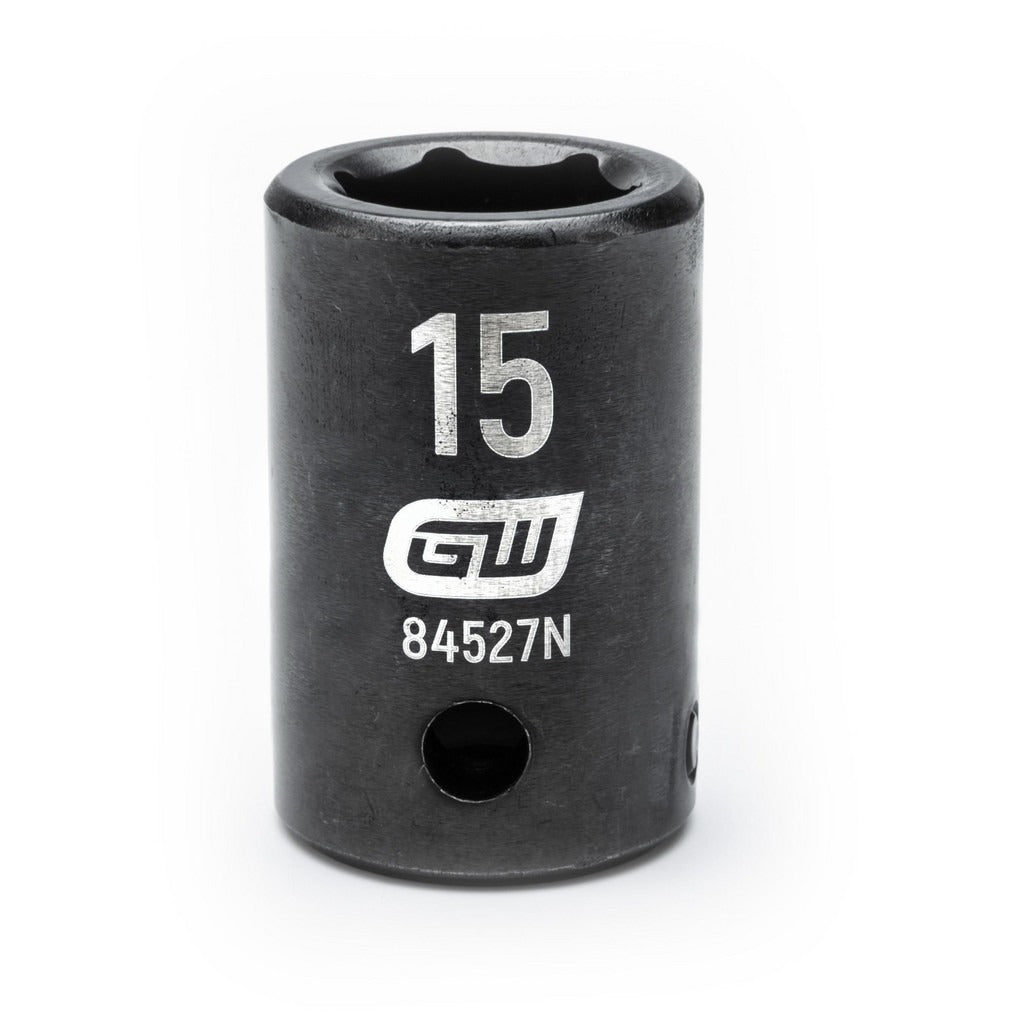 GEARWRENCH Gearwrench 84527N 1/2 in Drive 15mm Impact Socket 6-pt
