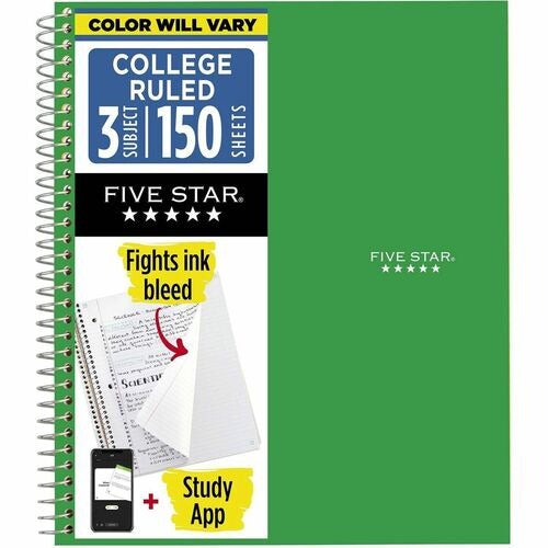 MEAD Bsc Preferred MEA06210 3-subject Notebook 150 Sheets