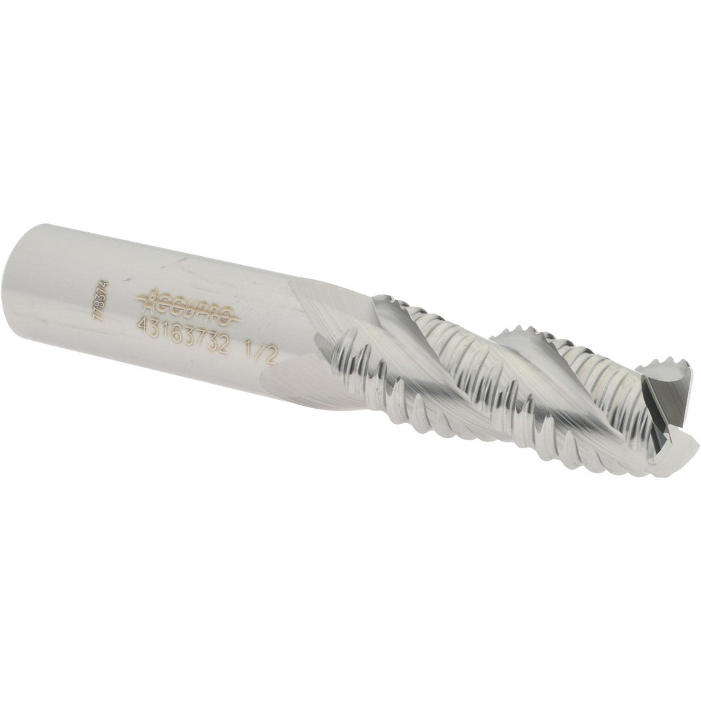 ACCUPRO Accupro 12176787 Corner Radius End Mill 1/2 in 3 Flute Carbide