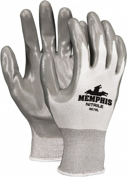 MCR SAFETY Mcr Safety 9679M Nitrile Work Gloves Size Medium