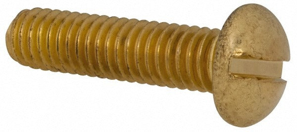 VALUE COLLECTION Value Collection R63094444 5/16-18 Brass Round Head Slotted Screw