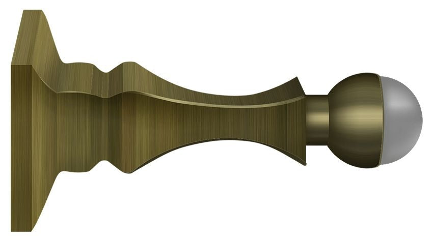 DELTANA Deltana BDH35U5 Baseboard Door Bumper Solid Brass