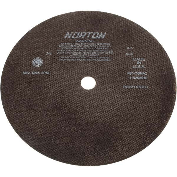 NORTON Norton 66253261910 Cutoff Wheel 12 in Aluminum Oxide 60 Grit